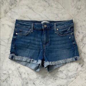 PAIGE Light Blue Denim Shorts